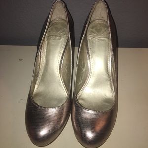 Silver heels